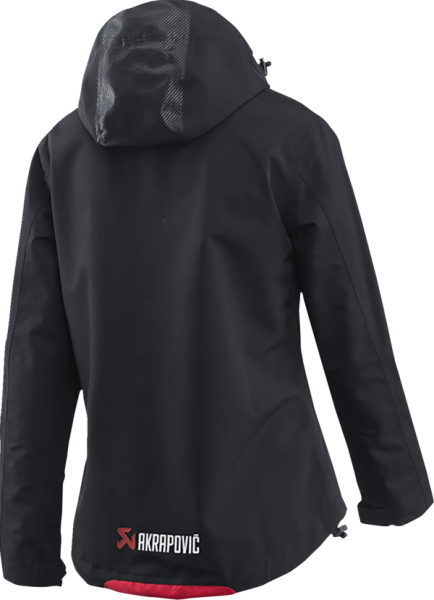 Women's Corpo Rain Jacket Red, Black -0