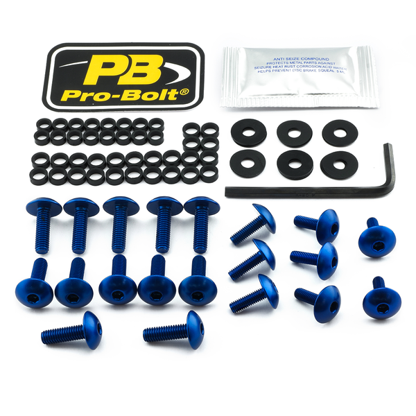 Fairing Bolt Kit For Suzuki Blue, 1, nordicamoto.ro