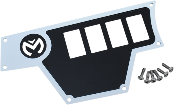 Dash Plate For Rzr White, 1, nordicamoto.ro
