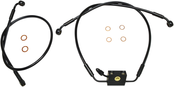 Xr Dual Disc Abs Brake Line Kit Black Oversize [+152 mm (6'')], 1, nordicamoto.ro