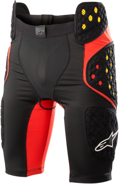Pantaloni Protecție Alpinestar Sequence Pro Black Red-1