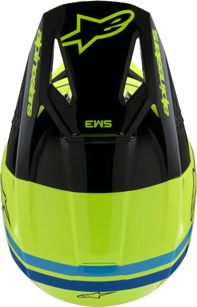 Casca Copii Alpinestars S-Mm3 Radium Black/Blue/Yellow-1