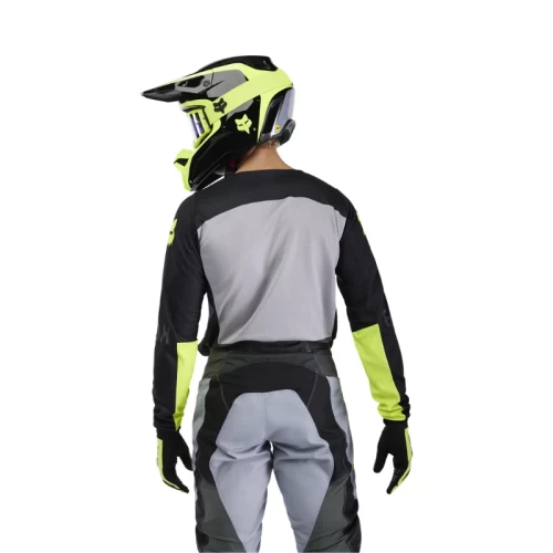 Tricou Fox MX-180 Flow Negru/Galben XXL, 6, nordicamoto.ro
