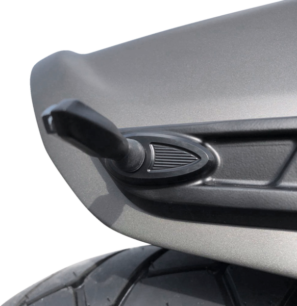 Fender Struts Rear Turn Signal Adapter/cover Plates Black, 3, nordicamoto.ro