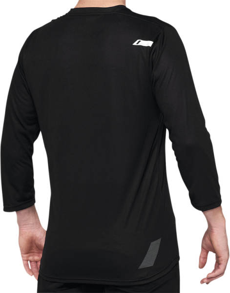 Tricou MTB 100% Airmatic 3/4 Sleeve Black-2