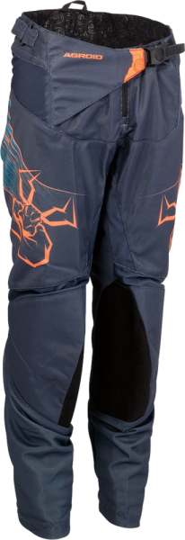 Youth Agroid Pants Blue, Orange 20, 3, nordicamoto.ro