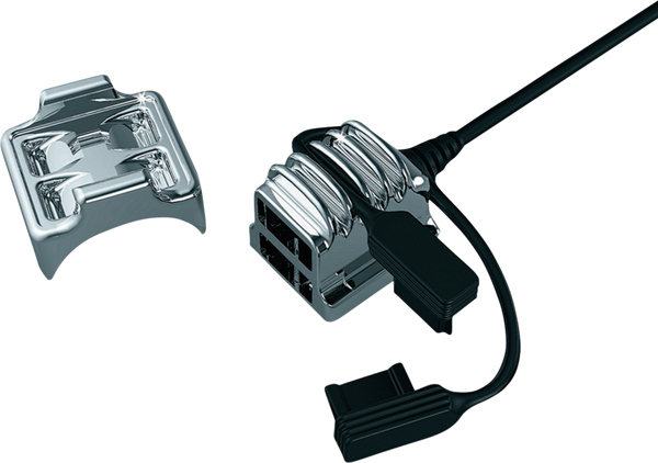 Usb Power Source Chrome, 1, nordicamoto.ro