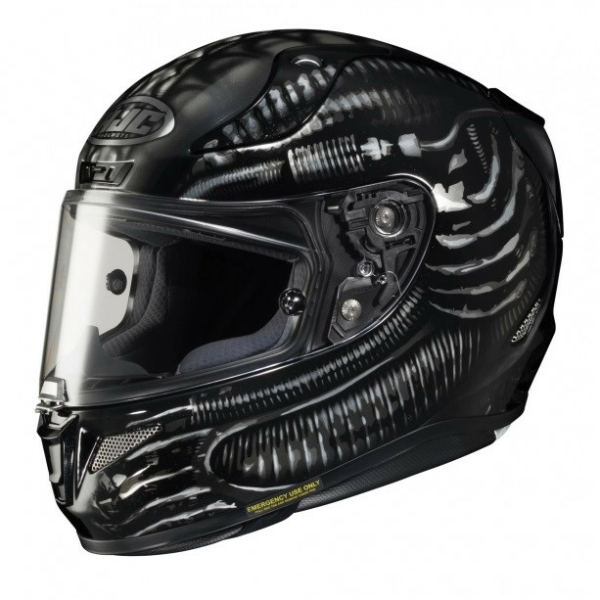 Casca HJC RPHA 11 Aliens Fox Negru-2