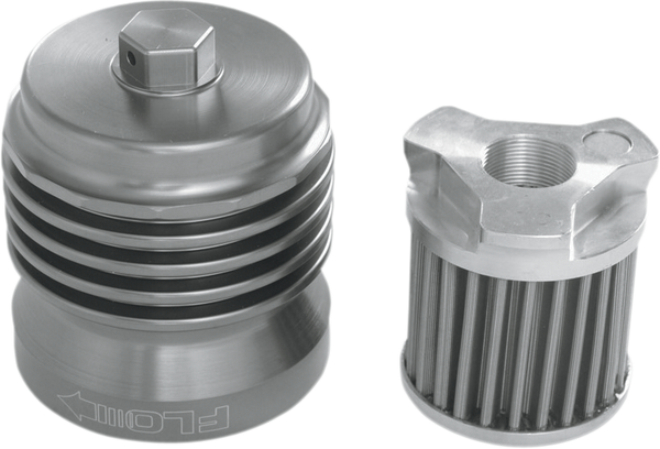 Flo® Reusable (r)spin-on(r) Oil Filter Silver, 2, nordicamoto.ro