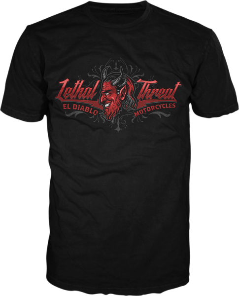 El Diablo T-shirt Black 4XL, 3, nordicamoto.ro