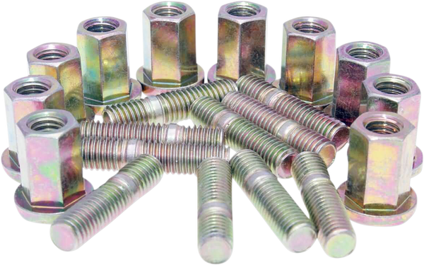 Exhaust Stud Bolts Silver, 1, nordicamoto.ro