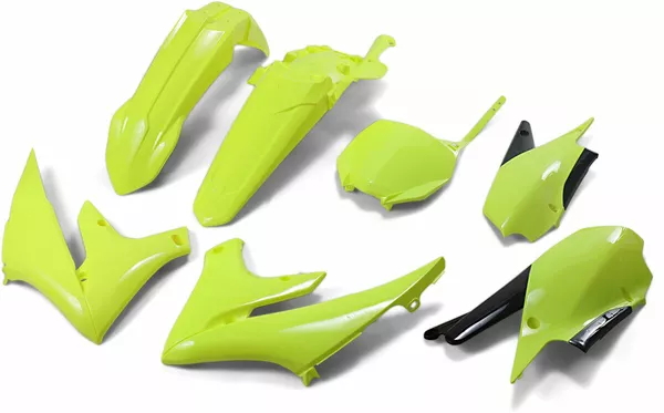 Set complet de piese de schimb din plastic pentru caroserie, galben, 1, nordicamoto.ro