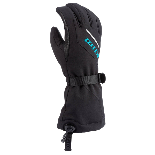 Manusi Dama Klim Ember Gauntlet Black - Arctic Teal-2