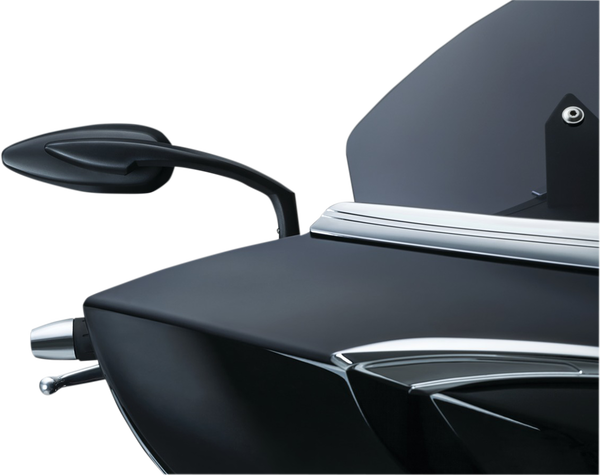 Teardrop Mirrors Black, 2, nordicamoto.ro