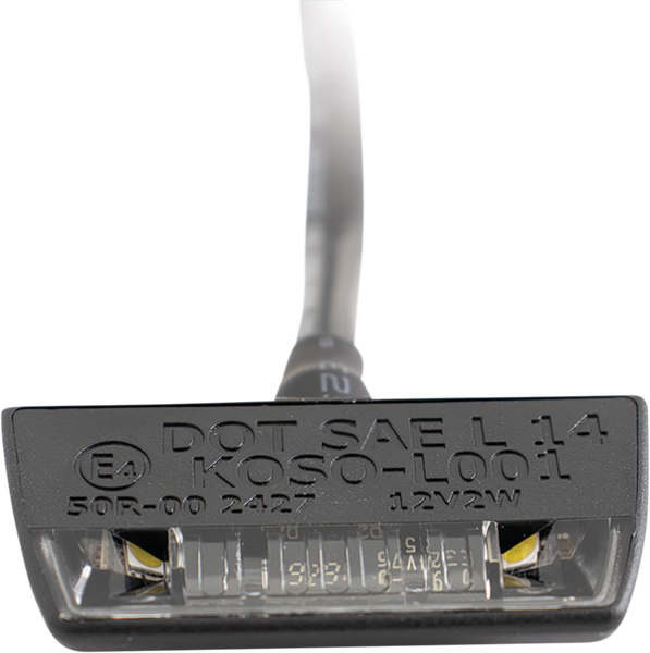 Blade Led License Plate Light Black, 1, nordicamoto.ro