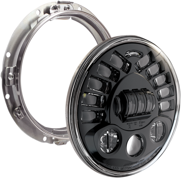 7(r) Led Adaptive 2 Headlight Black, 1, nordicamoto.ro