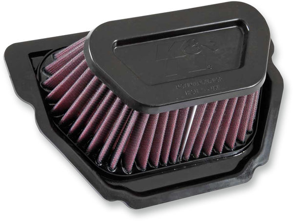 Filtru de aer cu debit mare, negru, roșu, 1, nordicamoto.ro