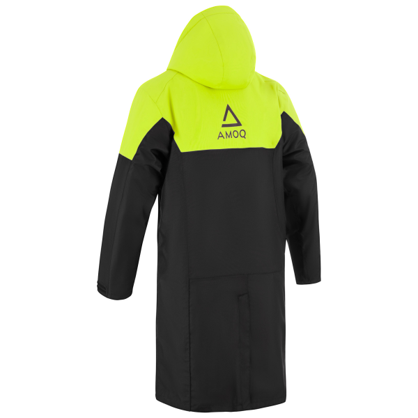 AMOQ Apex Racing Pit Coat Black/Hivis S/M-3