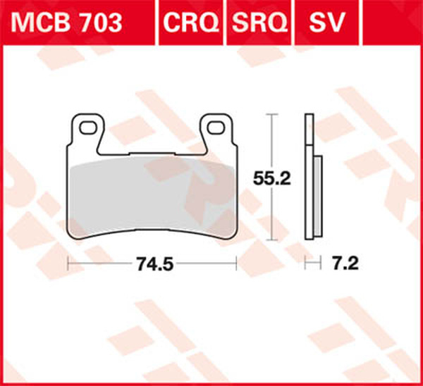 Sv Series Sindered Brake Pads, 1, nordicamoto.ro