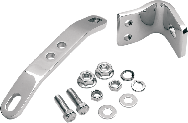 Heavy-duty Top Motor Mounts Chrome, 1, nordicamoto.ro