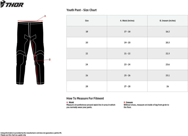 Pantaloni Copii Thor Pulse Combat Black/Green-0