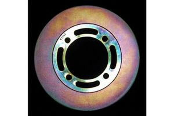 D-series Round Brake Rotor Gold, Polished Steel, Zinc, 1, nordicamoto.ro