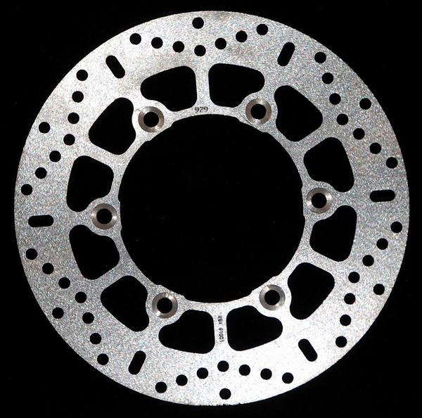 Round D-series Scooter Brake Rotor Silver, Stainless Steel, Zinc, 1, nordicamoto.ro