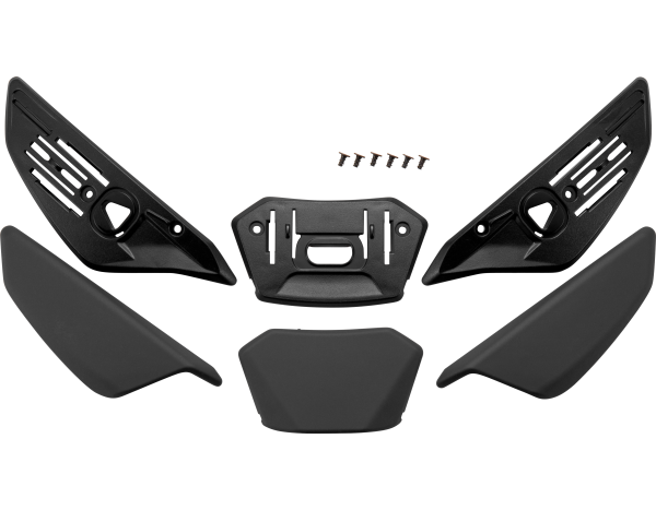 Accesoriu ventilație superioară cască SHOEI JCR3 Gri inchis-3