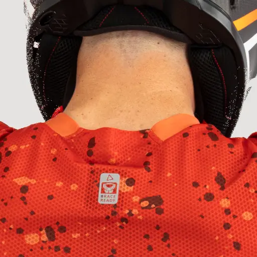 Tricou Leatt 4.5 Orange/Black-0