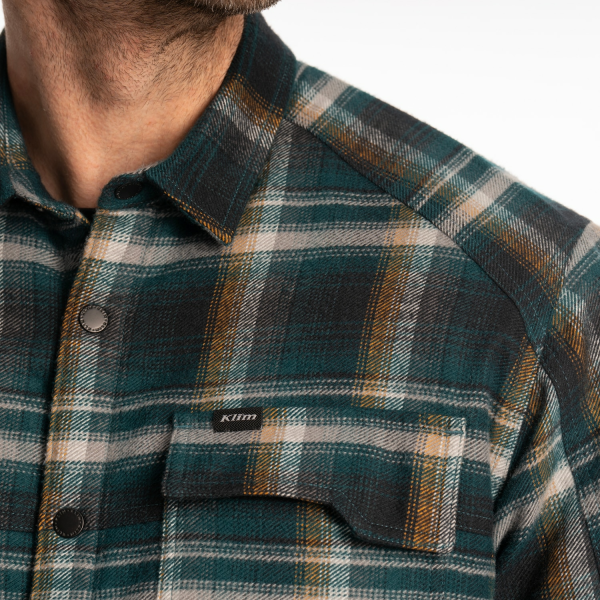 Camasa Klim Bridger Fleece Lined Flannel Imperial Blue - Dress Blues-8