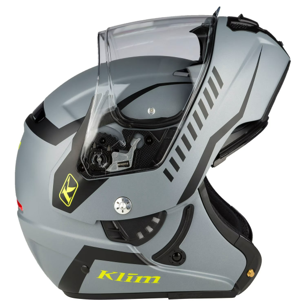 Cască Modulară Klim TK1200 Karbon ECE/DOT Gloss White-22