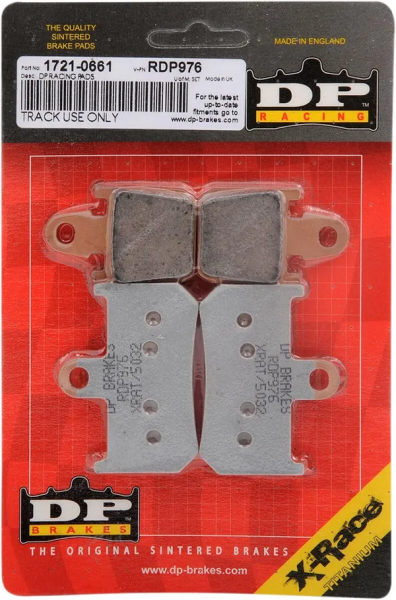 Rdp X-race Titanium Sintered Brake Pads-0
