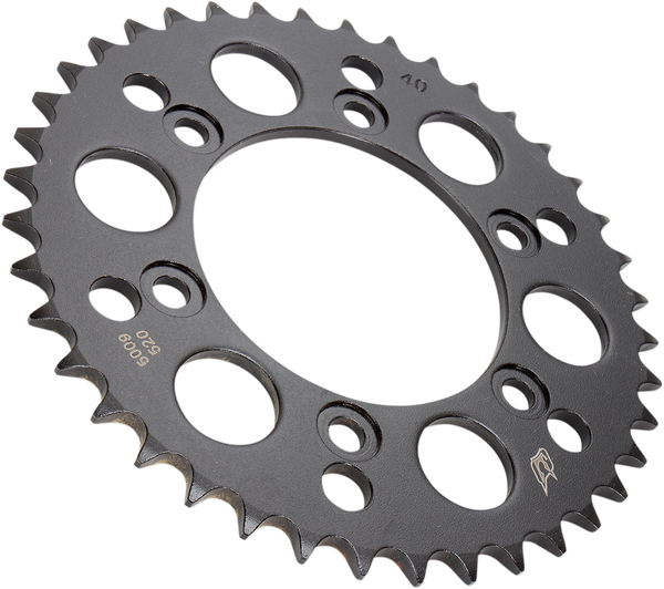 Lightweight Steel Sprocket Black, Zinc, 1, nordicamoto.ro