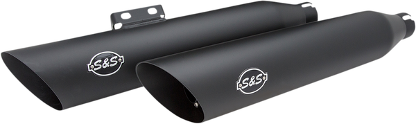 Slash-cut Slip-on Mufflers Guardian Black, 1, nordicamoto.ro