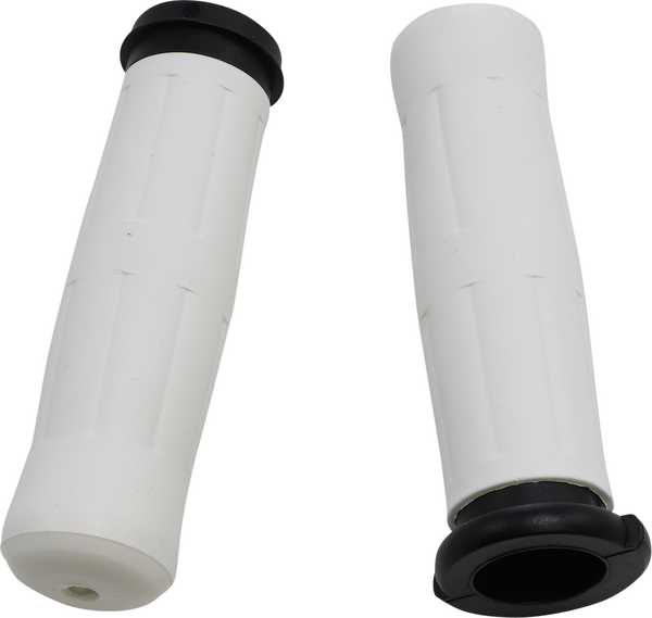 Grip Old Schl Wht Tbw White, 1, nordicamoto.ro