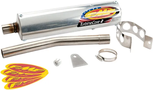 Universal Spark Arrestor Silencer Silver-0