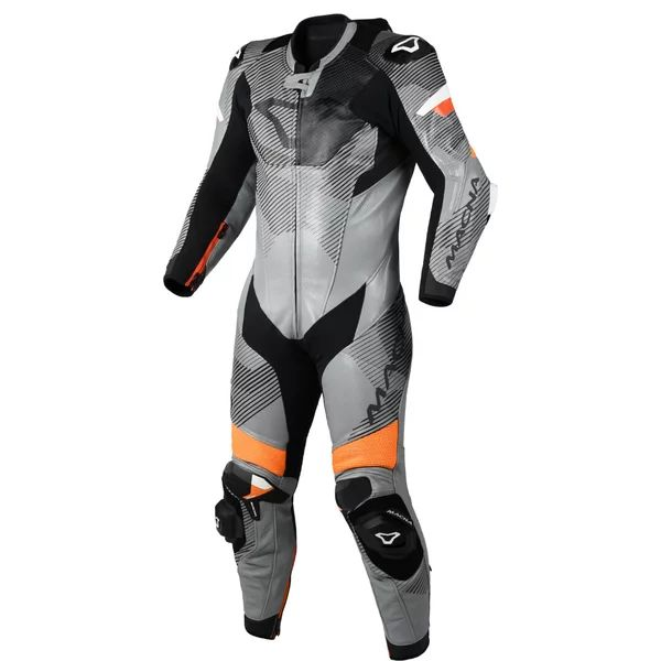 Combinezon de piele race 1 piesa MACNA IGNITE Negru 46, 7, nordicamoto.ro