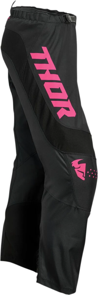 Pantaloni Dama Thor Sector Minimal Black/Fluo Pink-2