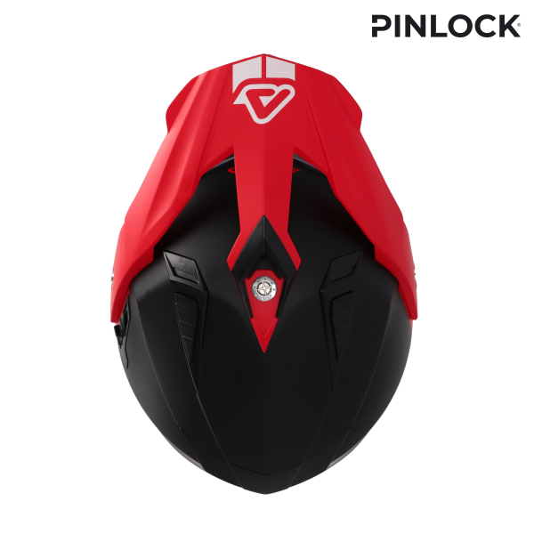 Casca Integrala Acerbis Flip Fs-606 22-06 Gri/Rosu XXL-0