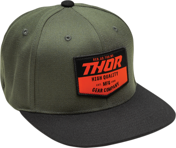 Sapca Thor  Chevron Black/Military Green