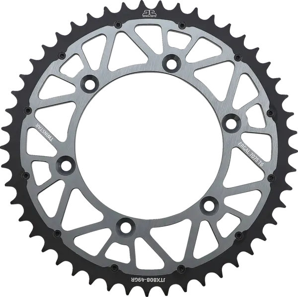 JT SPROCKETS Twinstar Rear Sprocket Graphite 