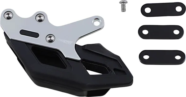 MOOSE RACING Mr-1 Colored Al Chain Guide Black, Silver, Anodized -0