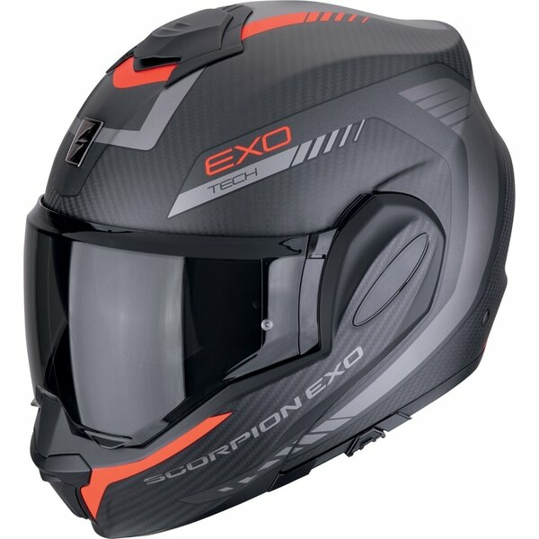 Casca modulara flip-back SCORPION EXO-TECH EVO CARBON COSY-0