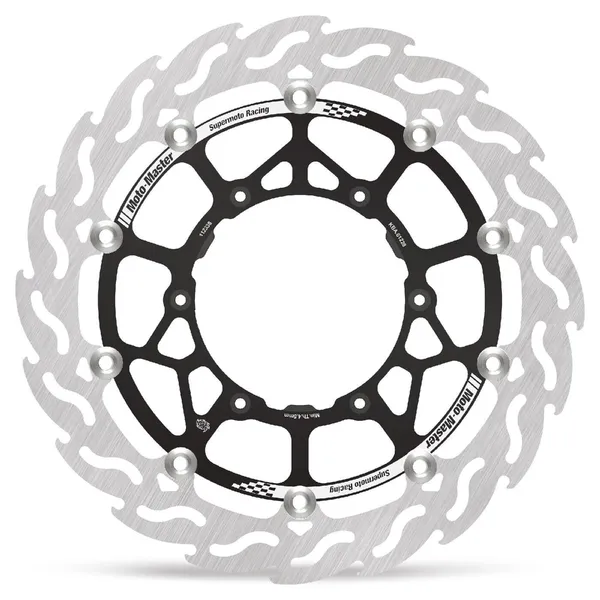 Supermoto Front Racing Rotors Black, Silver, Stainless Steel-77b92ca789ec3dbede03786d6a6228d9.webp