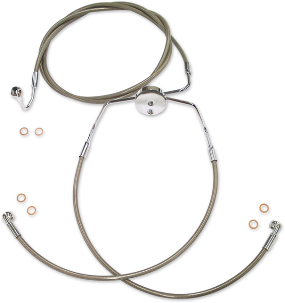 Xr Lower Brake Line Silver Standard, 1, nordicamoto.ro