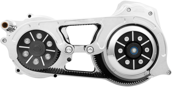 2(r) Open Belt Drive Kits W/1-piece Motor Plate Chrome 51, 1, nordicamoto.ro