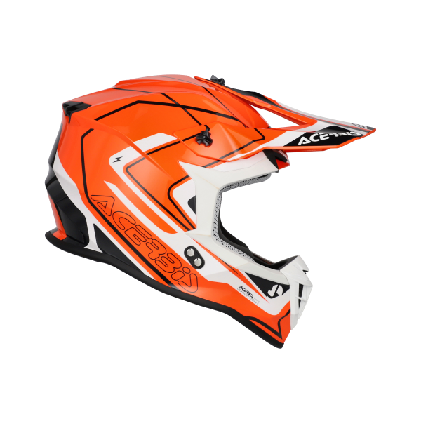 Casca Acerbis Linear 22-06 Alb/Portocaliu XXL-7