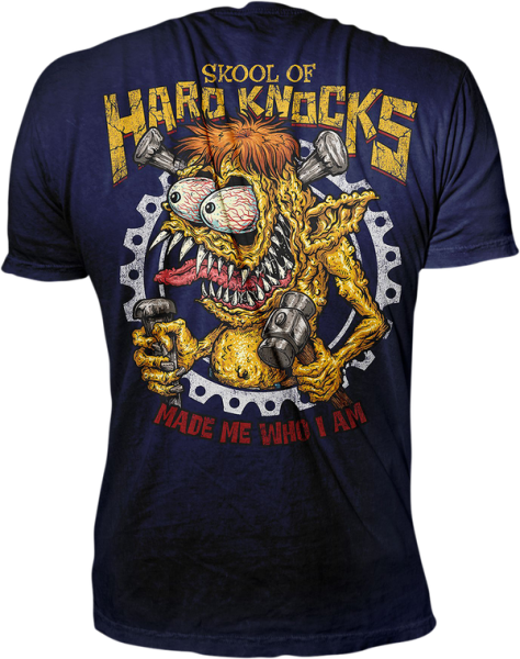 Skool Of Hard Knocks T-shirt Blue 5XL, 3, nordicamoto.ro