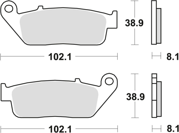 Placute frana fata TRW Sinterizate STREET BMW C-EVOLUTION '14 -/ C 650 '11 -/SUZUKI BURGMAN 650 '04 -