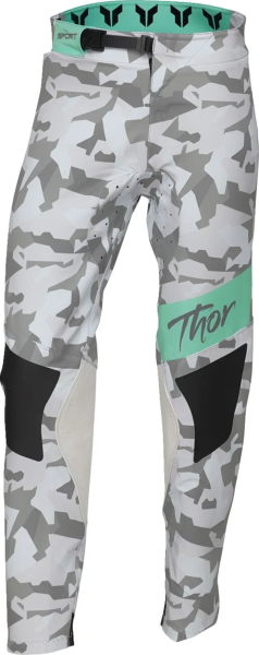 Pantaloni Enduro Dama Thor Sportmode Shadow Gray-5